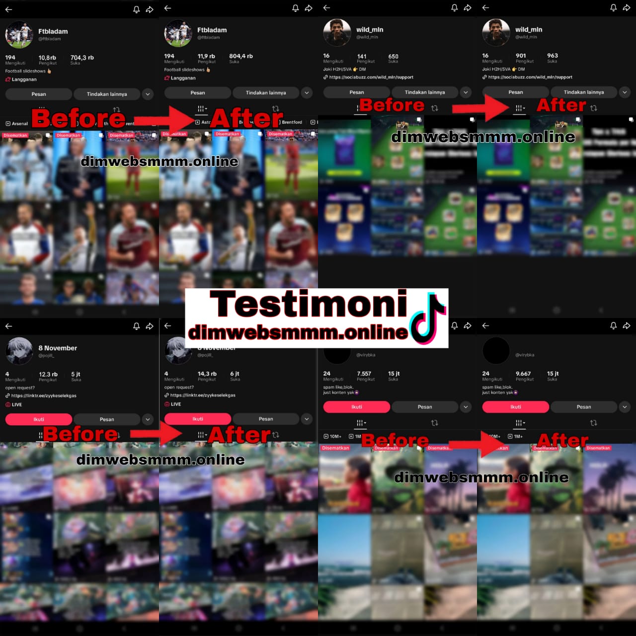 Testimoni member DimWeb SMM Panel 2